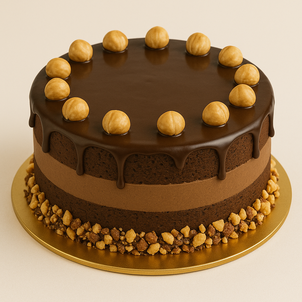 Chocolate Hazelnut Torte Cake
