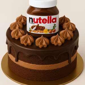 🍫 Nutella Chocolate Cake