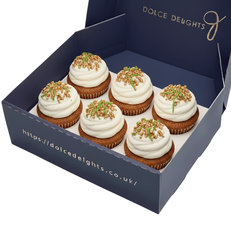 Carrot Cupcakes <br> Pack of 6 (Copy)