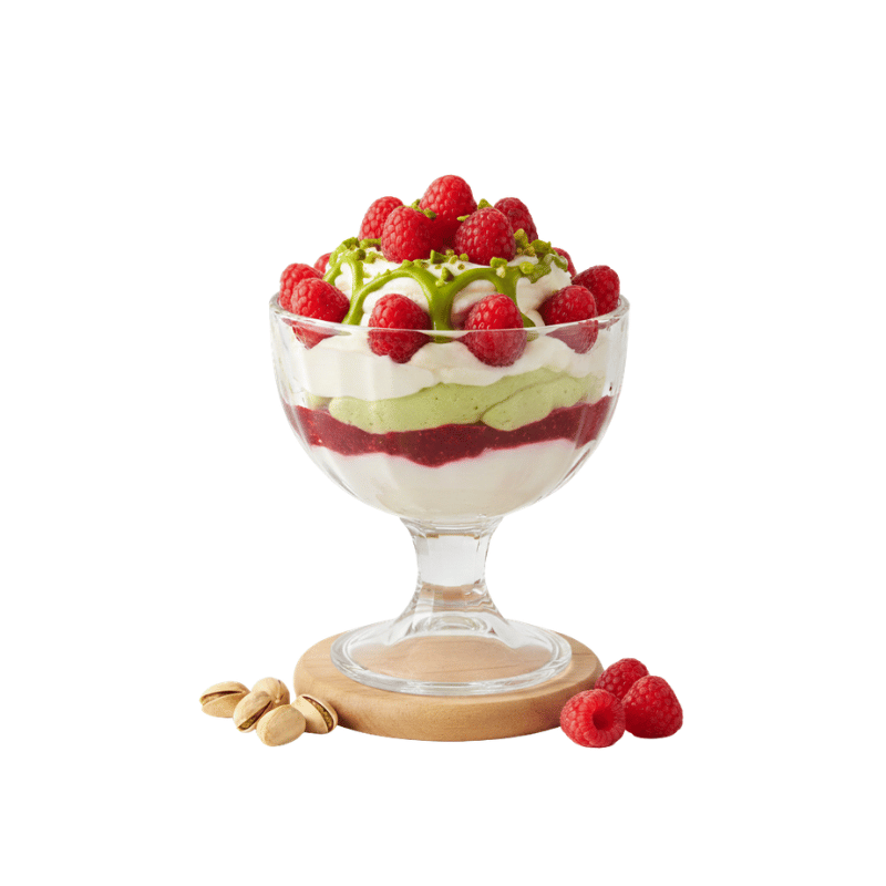 Pistachio & Raspberry twist Dolce