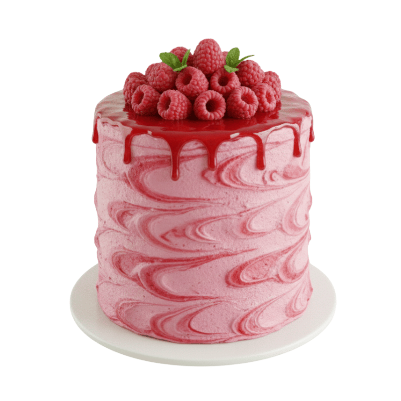 Ultimate Raspberry Ripple Cake