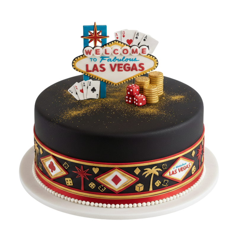 Viva Las Vegas Cake